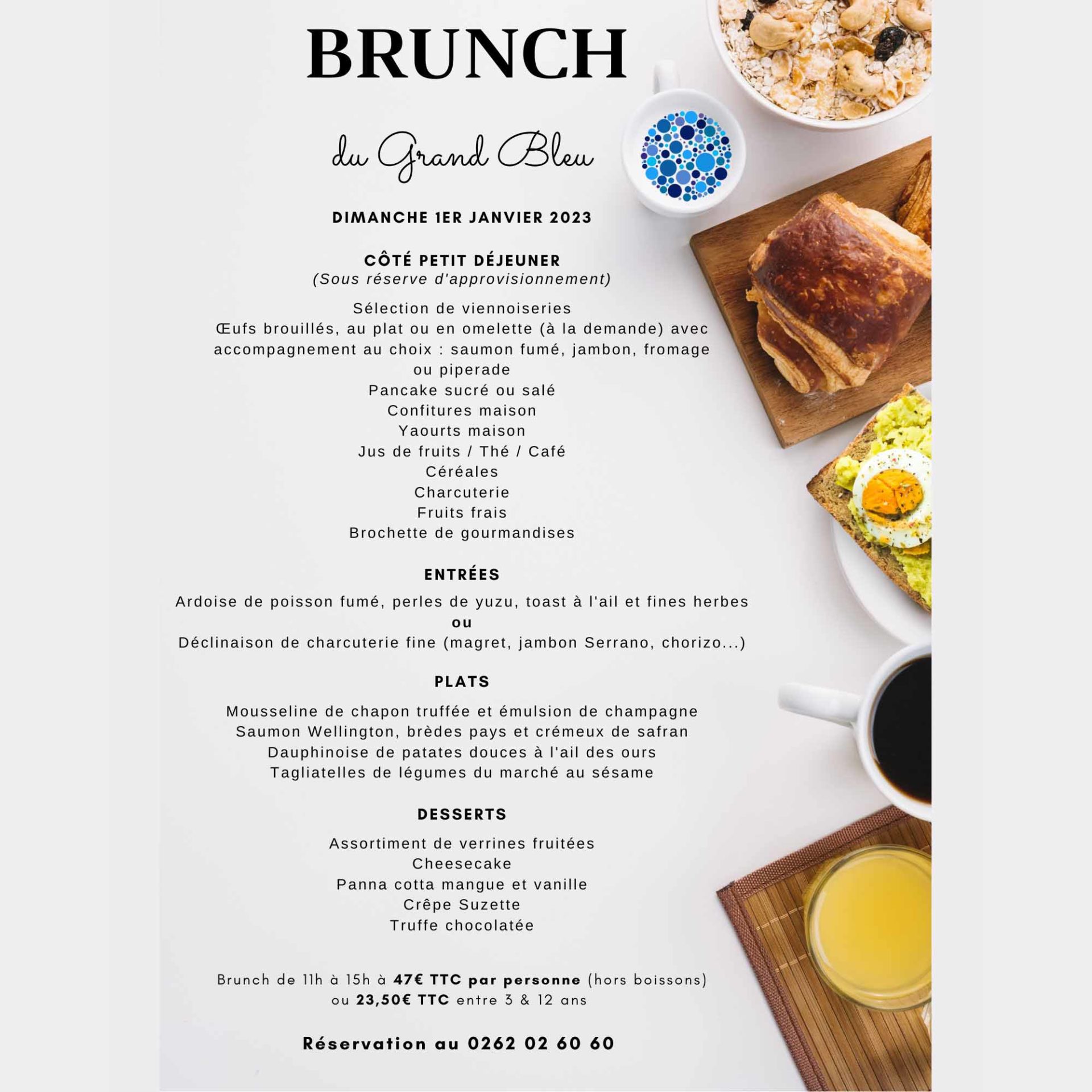 BRUNCH DU 01 JANVIER 2023 !