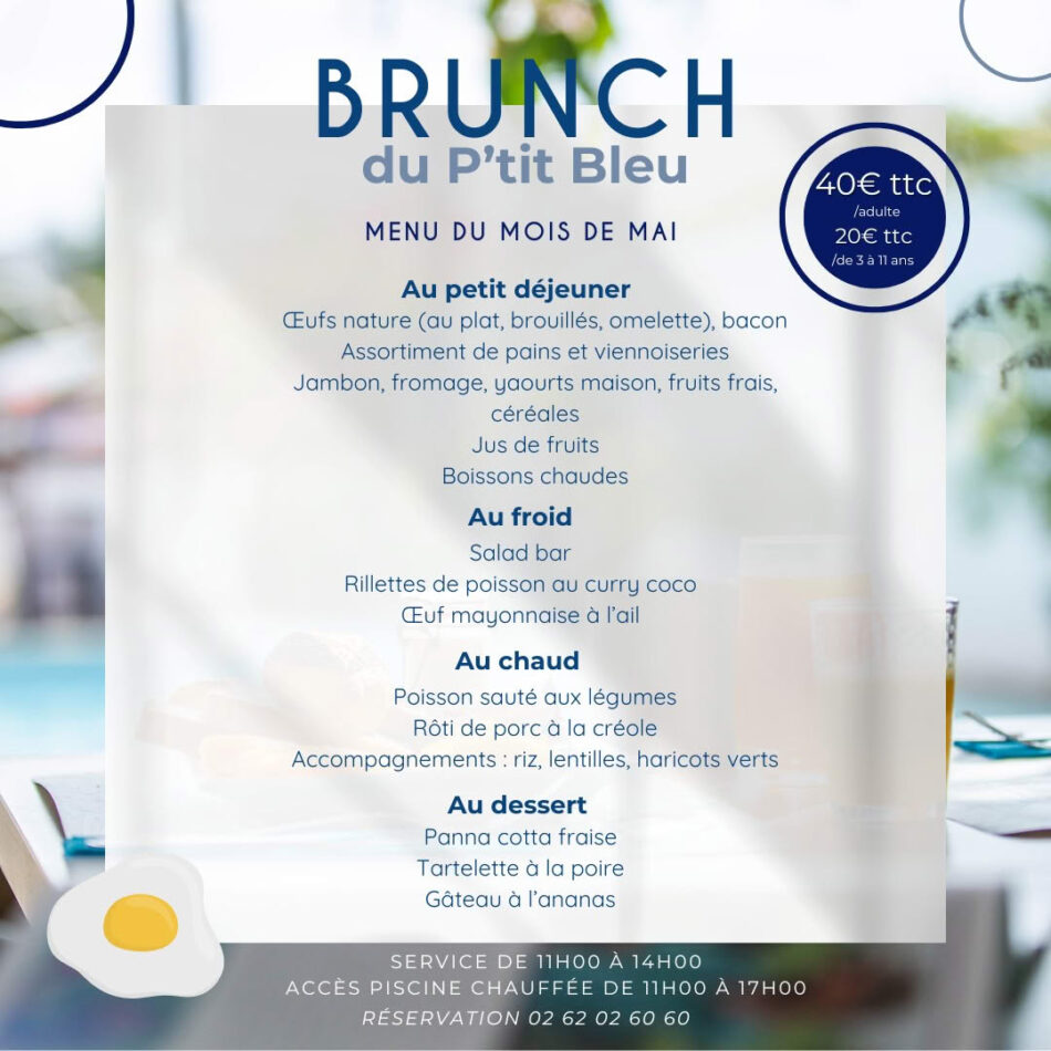 En mai, fais ce qu’il te plaît et viens bruncher !